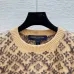 2025 Autumn  Winter Special Offer Louis Vuitton Women's Cropped Jacquard Monogram Sweater  Luxurious Wool Blend Crewneck with an All Over Pattern #A54835