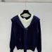 2025  Christian Dior Women's Striking Striped Knit Crewneck Sweater with an Embroidered Star and Brand Logo #A54838