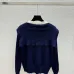 2025  Christian Dior Women's Striking Striped Knit Crewneck Sweater with an Embroidered Star and Brand Logo #A54838