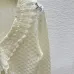 2025 Cream Knit Mesh Cardigan with V-Neck and Ruffle Detailing #A54554