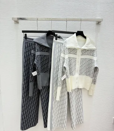 2025 Dior Women's Wool Sweater Sets Stylish Zip  up Designs with Signature Monogram Patterns for Fashion  forward Ladies #A54860
