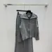 2025 Dior Women's Wool Sweater and Skirt Sets  Elegant Zip   up Styles with Chic Striped Details for Fashion #A54861
