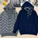 2025 Gucci Women's All Size Double  sided Zip  up Hooded Cardigans: Iconic GG Pattern for Online Fashion Shoppers #A54866