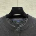 2025 Louis Vuitton Women's Classic Cropped Black Knit Cardigan with Button Front and a Fine  Luxurious Weave #A54836