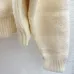 2025 Valentino Designer Women's Wool Hooded Sweaters Chic Zip   up Styles in Timeless Grey and Cream Colors #A54846