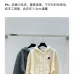 2025 Valentino Designer Women's Wool Hooded Sweaters Chic Zip   up Styles in Timeless Grey and Cream Colors #A54846
