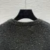 Balmain 2025 Women's Wool Sweater with Gold Buttons Sparkle Yarn  Crew Neck for Elegant Style #A54840