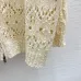 Chanel Ecru Cannage Knit Cropped Zip-Up Cardigan, A Timeless Luxury Piece #A54563