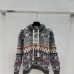 Chanel Women's Hooded Sweaters  Fair Isle Pattern with CC Logo and Drawstring Detail for Fashion Aficionados #A56301