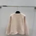 Chanel Women's Knitted Cardigans Tweed  Style Fabric with CC Logo and Gold Button Details for Luxury Enthusiasts #A56300