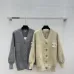 Chanel Women's V   Neck Cardigans  Ribbed Knit with Iconic CC Logo and Button Detail for Luxury Lovers #A56303