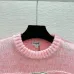 Chanel Women's V   Neck Cardigans  Ribbed Knit with Iconic CC Logo and Button Detail for Luxury Lovers #A56304
