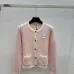 Chanel Women's V   Neck Cardigans  Ribbed Knit with Iconic CC Logo and Button Detail for Luxury Lovers #A56305