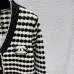 Chanel Women's V   Neck Cardigans  Ribbed Knit with Iconic CC Logo and Button Detail for Luxury Lovers #A56306