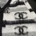 Chanel Women's V-Neck Mohair Knit Cardigan with All-Over Logo Pattern #A54574