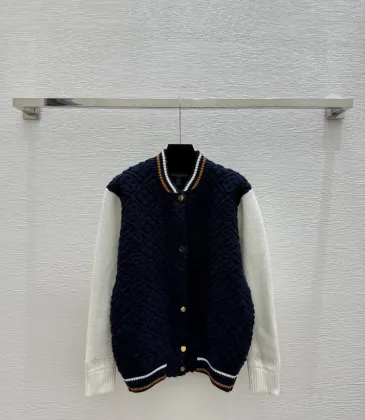 Dark blue LV Women's  Sweaters  Monogram Pattern  Fair Isle Design in Dual Color Options for Luxury Fashion Lovers #A57763