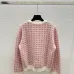 Dior Christian Dior Oblique Logo Knit Crewneck Sweater with Ribbed Trim #A54567