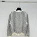 Dior Christian Dior Oblique Logo Knit Crewneck Sweater with Ribbed Trim #A54567
