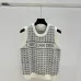 Dior Christian Dior Oblique Sleeveless Sweater Vest in Pink and White #A54565