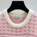 Dior Christian Dior Oblique Sleeveless Sweater Vest in Pink and White #A54565