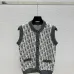 Dior Ecru Cannage Knit Cropped Zip-Up Cardigan Timeless Luxury Piece #A54572
