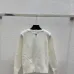 Dior Women's Authentic Luxury Cozy Knit Sweater with Intricate Sparkling Star Sequin Embellishment and Classic Crew Neck Design #A56307