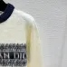 Dior Women's Luxury Fluffy Knit Logo Sweater  Featuring Contrast Christian Dior Signature Intarsia and Cozy Crew Neckline. #A56312