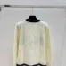 Dior Women's Luxury Fluffy Knit Logo Sweater  Featuring Contrast Christian Dior Signature Intarsia and Cozy Crew Neckline. #A56313