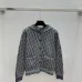Dior Women's Luxury Knit Hoodie Jacket, Featuring Signature Oblique Monogram Jacquard and Sporty Button-Up Silhouette with Hood. #A56315