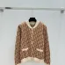 Dior Women's Luxury Monogram Zip-Up Knit Bomber Jacket, Featuring Signature Oblique Jacquard and Two Convenient Front Pockets. #A56309