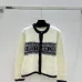 Dior Women's Luxury Monogram Zip-Up Knit Bomber Jacket, Featuring Signature Oblique Jacquard and Two Convenient Front Pockets. #A56311