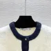 Dior Women's Luxury Monogram Zip-Up Knit Bomber Jacket, Featuring Signature Oblique Jacquard and Two Convenient Front Pockets. #A56311