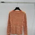 Dior Women's Striped Crewneck Knit Sweater with Star and Logo #A54829