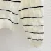 Dior Women's Striped Knit Sweater with Embossed Pattern and Logo #A54571