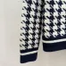 Dior Women's V-Neck Cardigan  Houndstooth Pattern with Christian Dior Logo Detail for Luxury Fashion Lovers #A57755