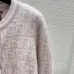 Fendi Women's Luxurious Fuzzy Knit Cardigan Featuring Pink and White FF Monogram and Contrast Trims #A56339