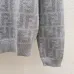 Fendi Women's Luxurious Lightweight Monogram Cardigan  Featuring Signature FF Logo Jacquard and Elegant Crew Neck Silhouette #A56332