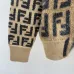 Fendi Women's Luxury High-Neck Sweater  Featuring Iconic All-Over FF Monogram Pattern and Cozy Fuzzy Knit Texture #A56330