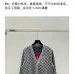 Gucci Monogrammed GG Jacquard V-Neck Cardigan in Grey Knit Fabric #A54561
