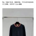 Gucci Women's Luxurious Sapphire Blue Knit Sweater  Featuring Signature Web Stripe Trims and Subtle Monogram Open Knit Detail. #A56320