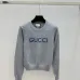 Gucci Women's Luxury Light Knit Monogram Sweater Featuring Bold Intarsia GUCCI Logo and Breathable Crew Neck Design #A56317