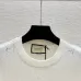 Gucci Women's Luxury Light Knit Monogram Sweater Featuring Bold Intarsia GUCCI Logo and Breathable Crew Neck Design #A56317