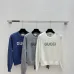 Gucci Women's Luxury Light Knit Monogram Sweater Featuring Bold Intarsia GUCCI Logo and Breathable Crew Neck Design #A56317