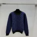LV Women's Knitted Sweaters  Iconic Monogram Pattern in Dual Colors for Luxury Fashion Aficionados #A56290