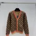 LV Women's Knitted Sweaters  Iconic Monogram Pattern in Dual Colors for Luxury Fashion Aficionados #A56291