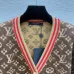 LV Women's Knitted Sweaters  Iconic Monogram Pattern in Dual Colors for Luxury Fashion Aficionados #A56291