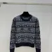 LV Women's Knitted Sweaters  Iconic Monogram Pattern in Dual Colors for Luxury Fashion Aficionados #A56293
