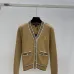 LV Women's Knitted Sweaters  Iconic Monogram Pattern in Dual Colors for Luxury Fashion Aficionados #A56295