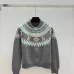 LV Women's Knitted Sweaters  Iconic Monogram Pattern in Dual Colors for Luxury Fashion Aficionados #A56296