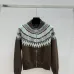 LV Women's Knitted Sweaters  Iconic Monogram Pattern in Dual Colors for Luxury Fashion Aficionados #A56296